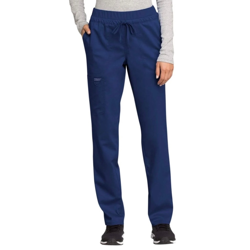 Cherokee Workwear Revolution Navy Scrub Pants Small Tall